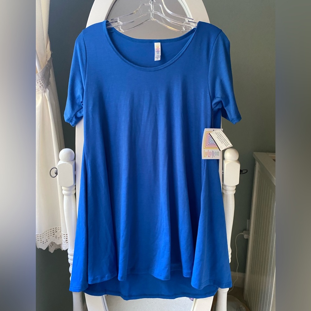 LulaRoe Perfect T size XS Royal Blue New with tags